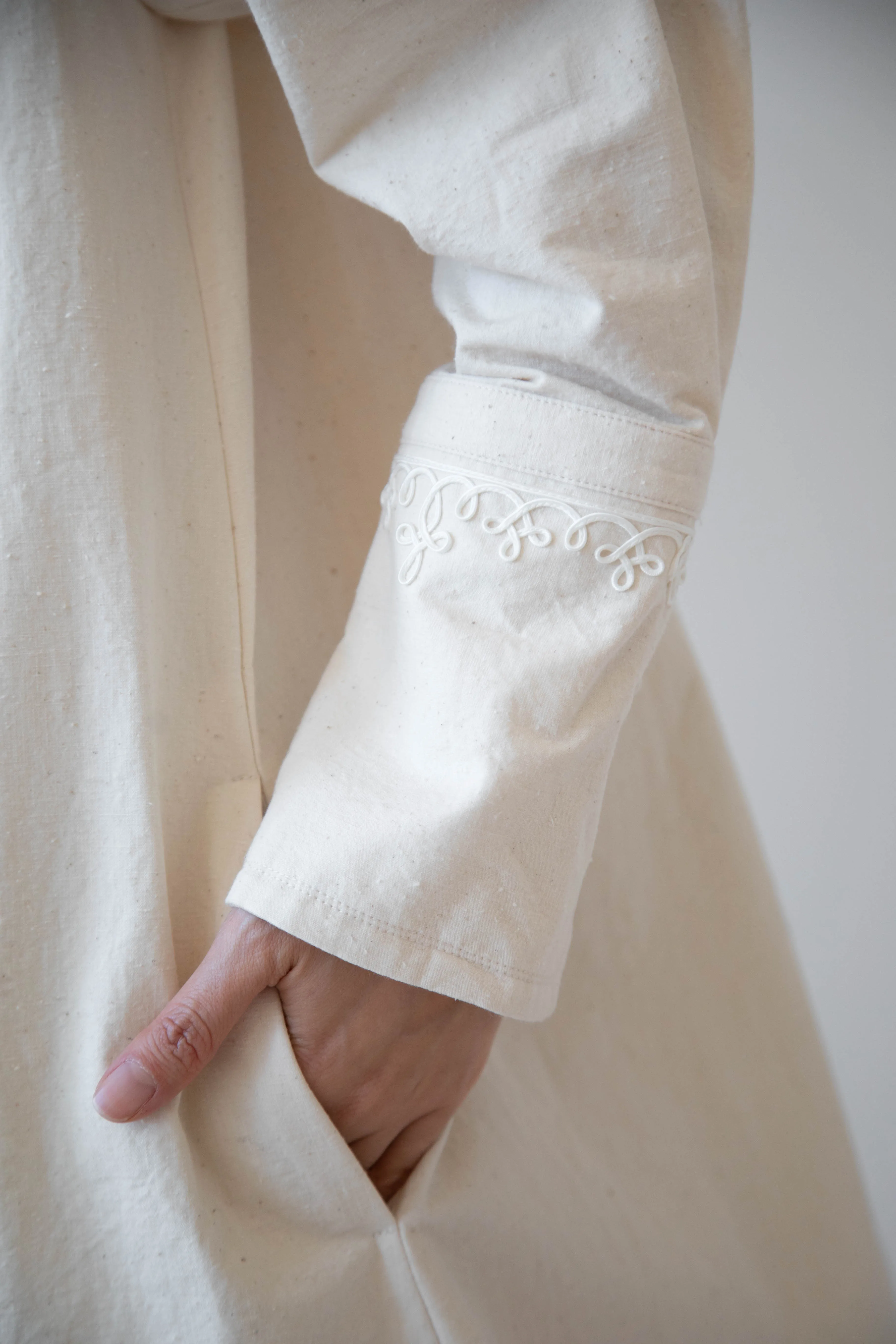 Aseedonclöud | Tea Garden Gown in Natural Tea Garden Cloth