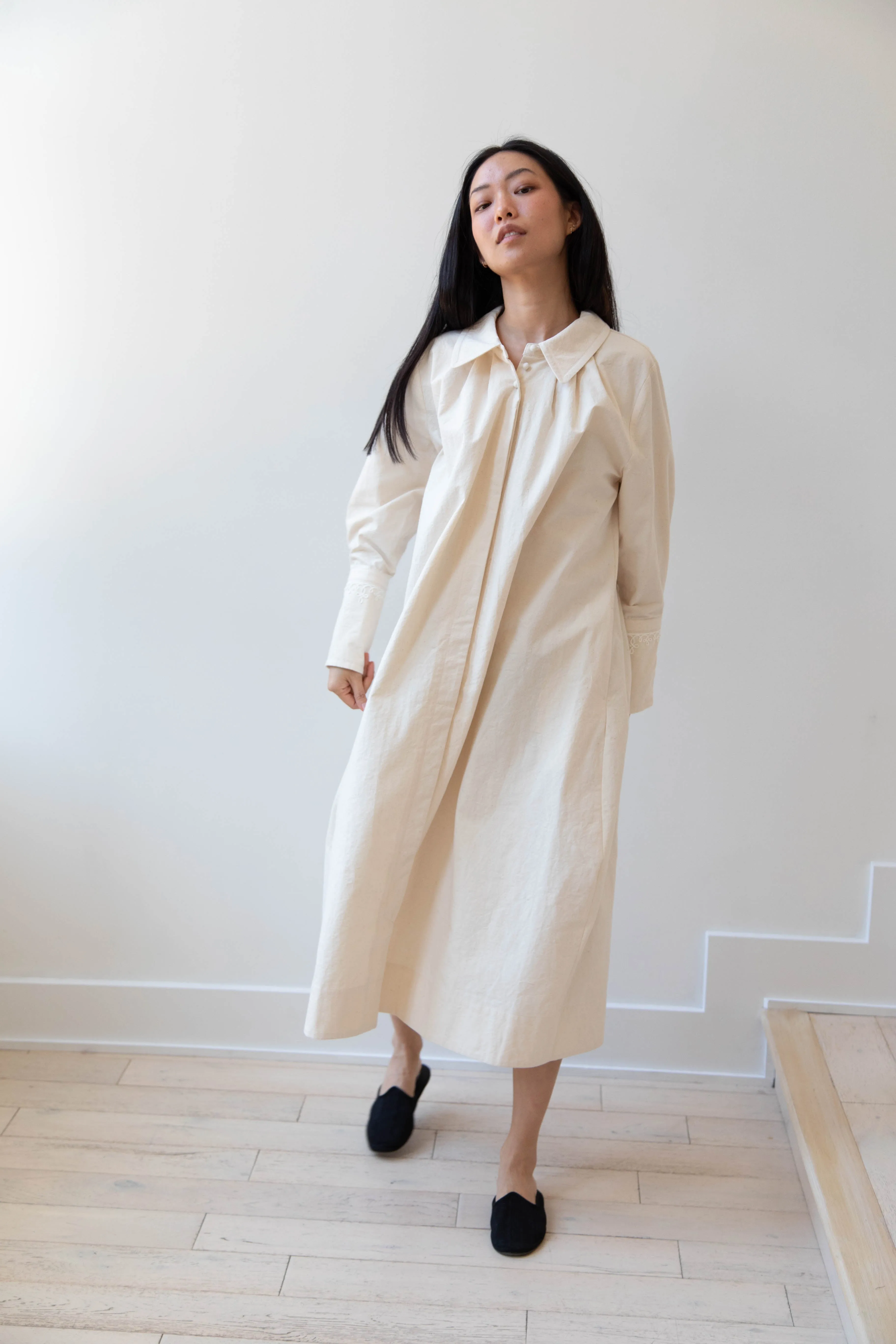 Aseedonclöud | Tea Garden Gown in Natural Tea Garden Cloth