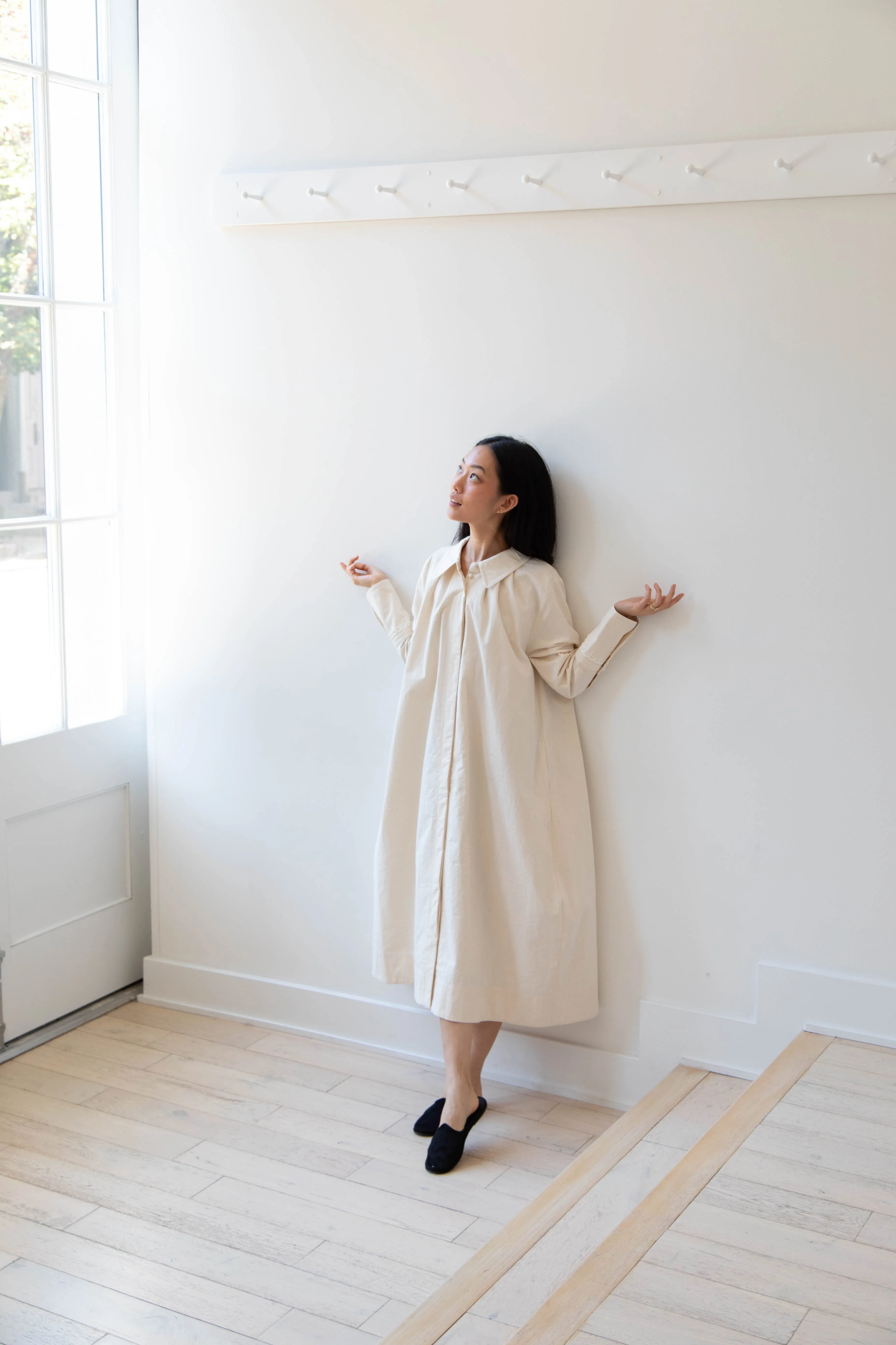 Aseedonclöud | Tea Garden Gown in Natural Tea Garden Cloth