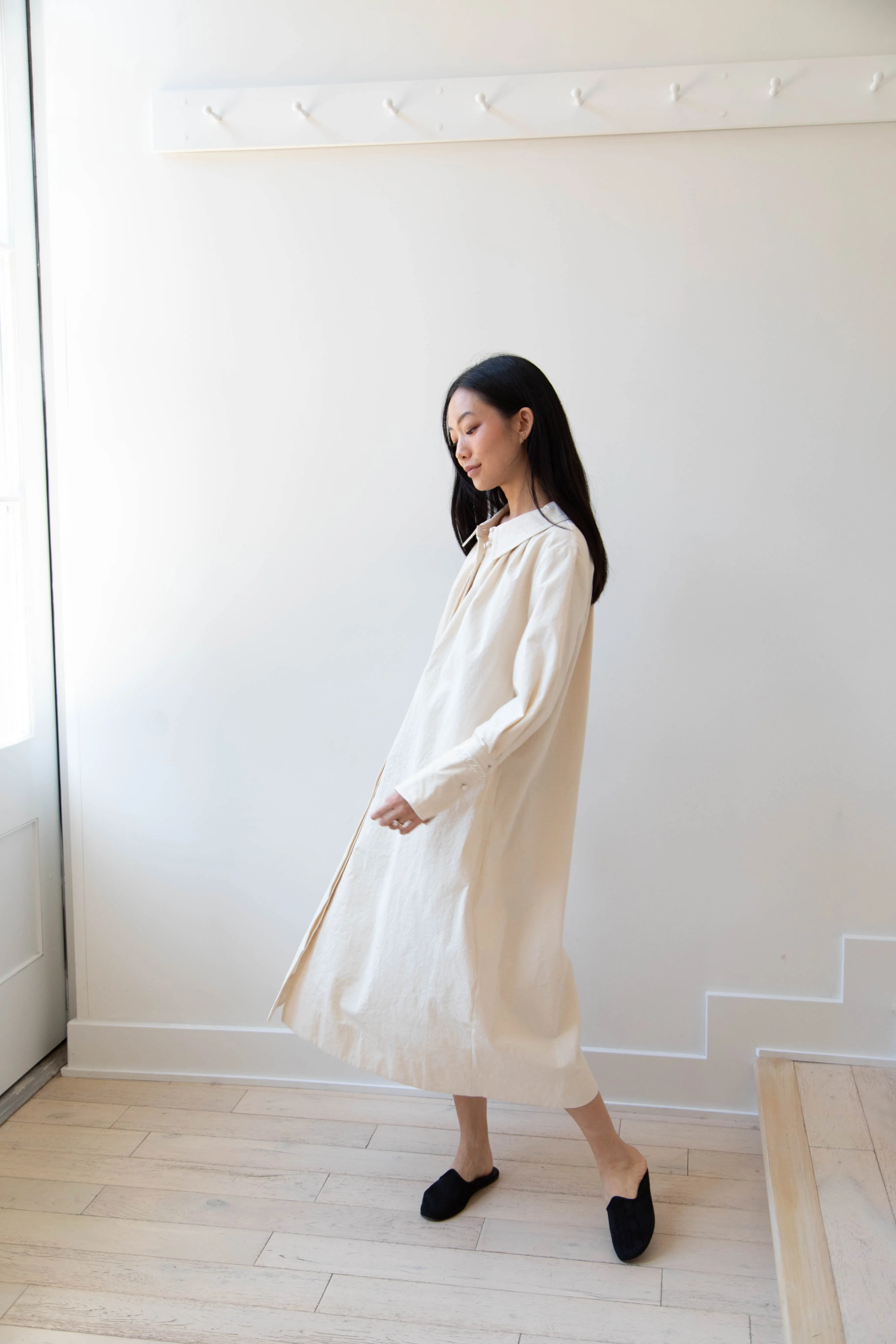 Aseedonclöud | Tea Garden Gown in Natural Tea Garden Cloth