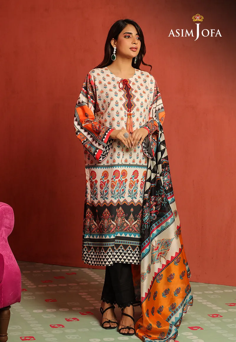ASIM JOFA |TARA SITARA ESSENTIALS PRET COLLECTION | AJTM- 08 - 2 PCS
