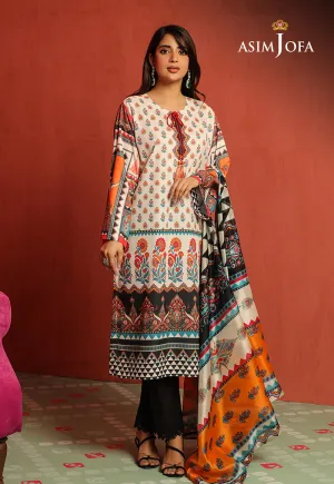 ASIM JOFA |TARA SITARA ESSENTIALS PRET COLLECTION | AJTM- 08 - 2 PCS