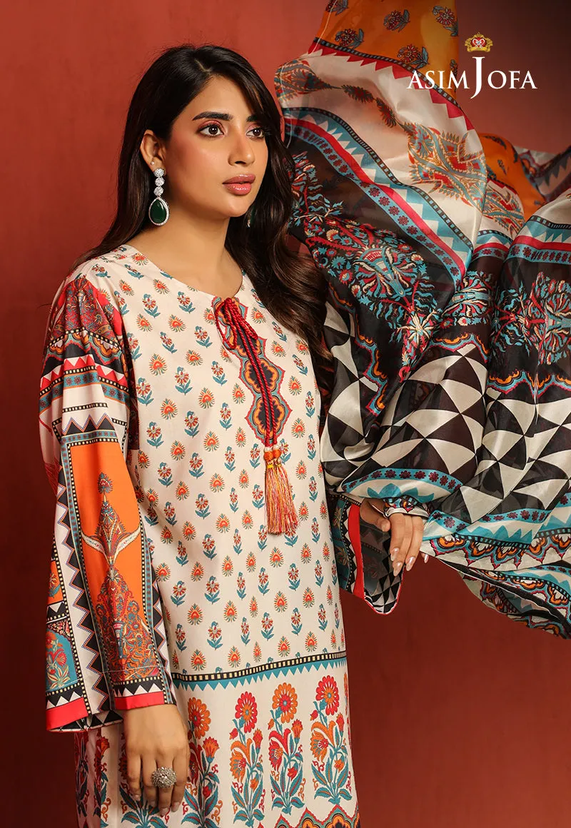 ASIM JOFA |TARA SITARA ESSENTIALS PRET COLLECTION | AJTM- 08 - 2 PCS