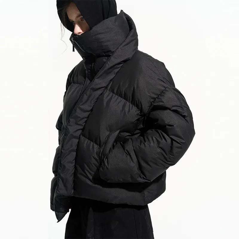 Asymmetrical Puffer Jacket