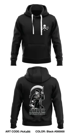 Attack Company, 3-161 IN, 81st SBCT Store 1  Core Men's Hooded Performance Sweatshirt - PkKsB6
