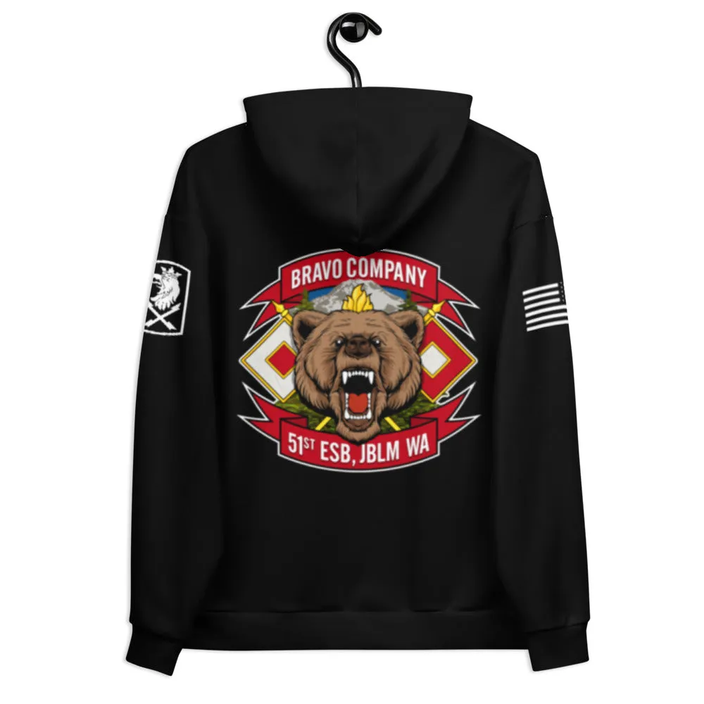 B Co, 51st ESB, 22d CSB  Core Men's Hooded Performance Sweatshirt - pb3XAY