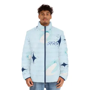 Banff Men's Puffer Jacket (AOP)