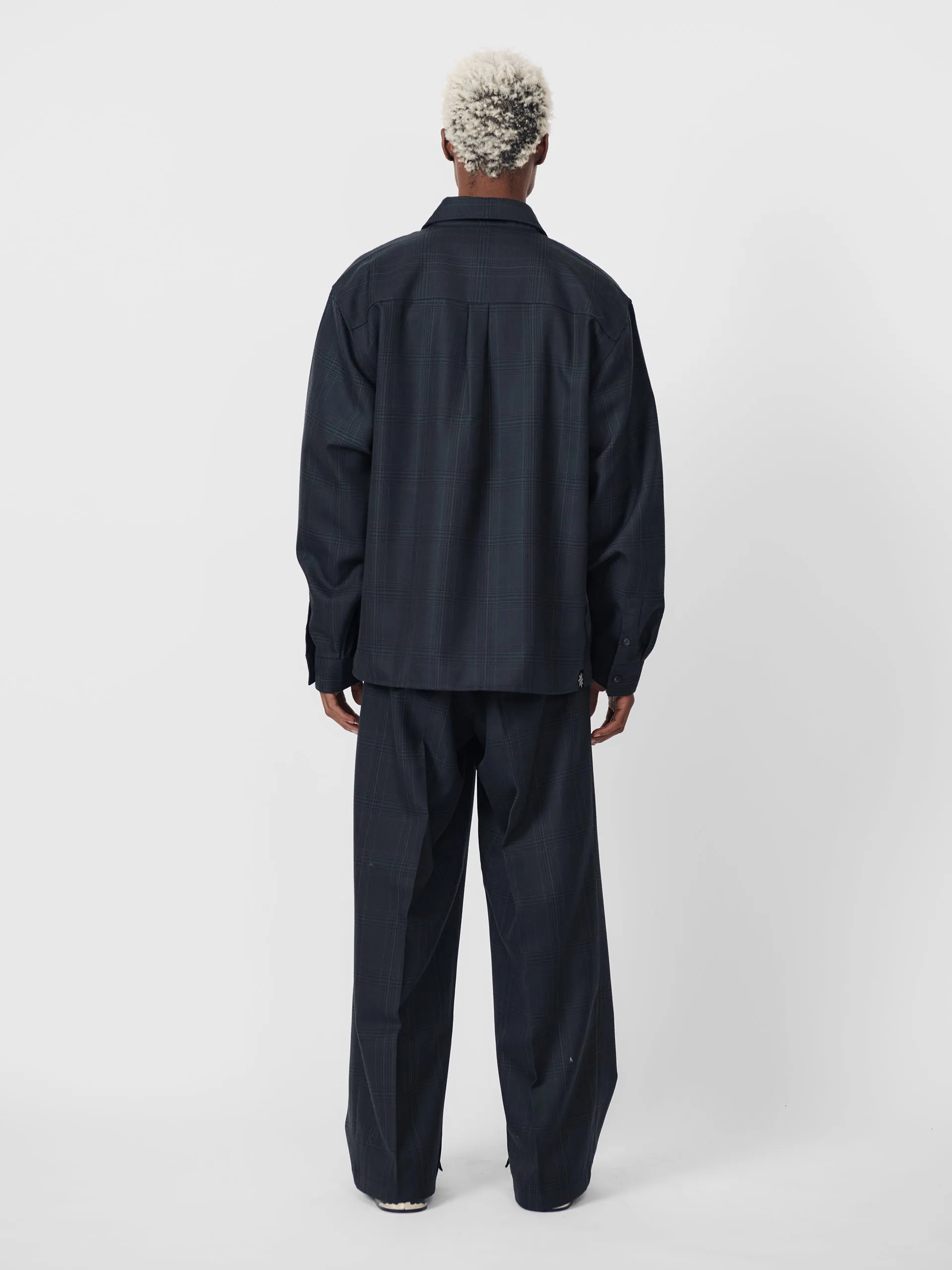 BEACH BRAINS The BB Shirt Dark Plaid