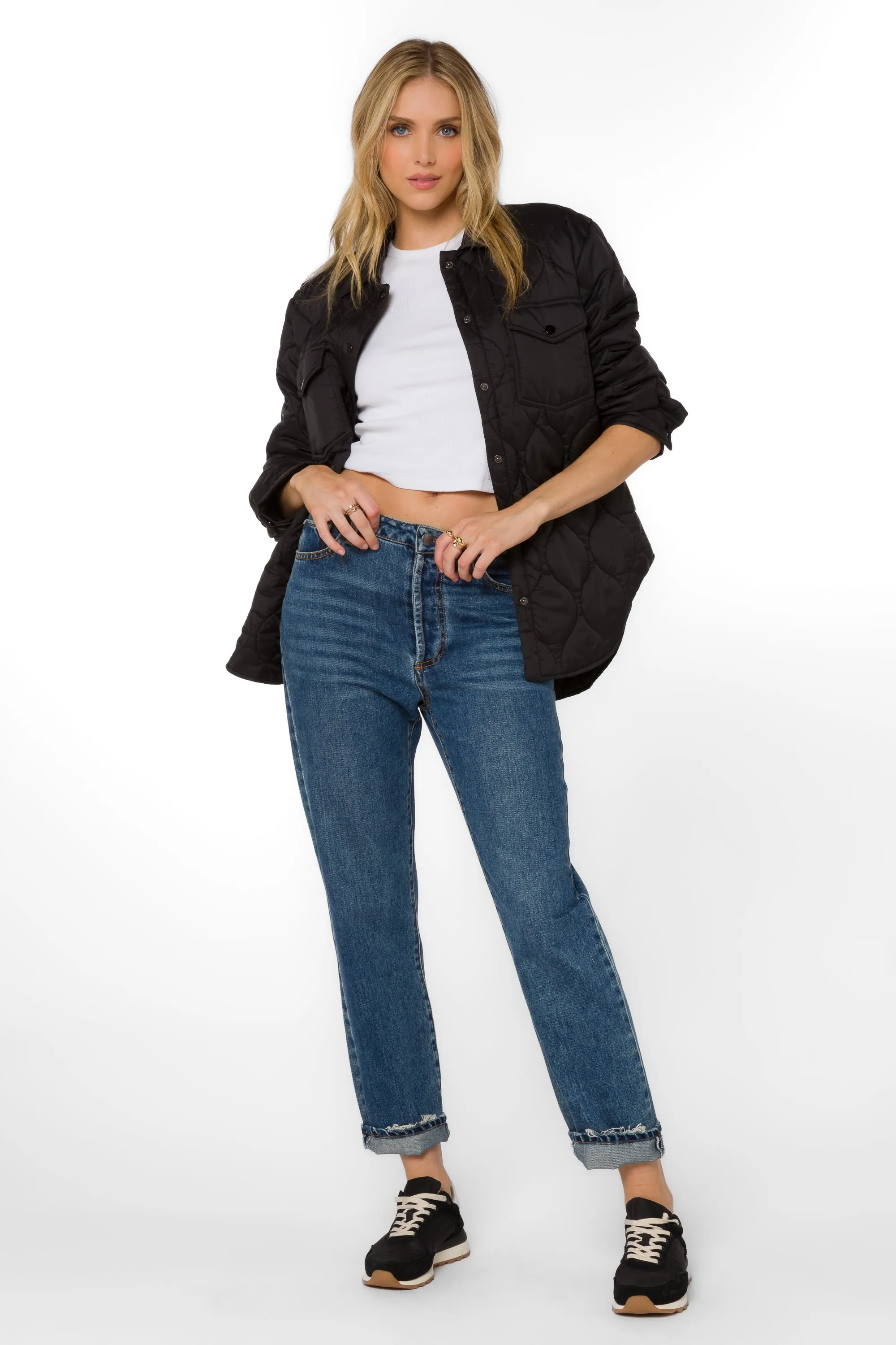 Bella Black Puffer Jacket