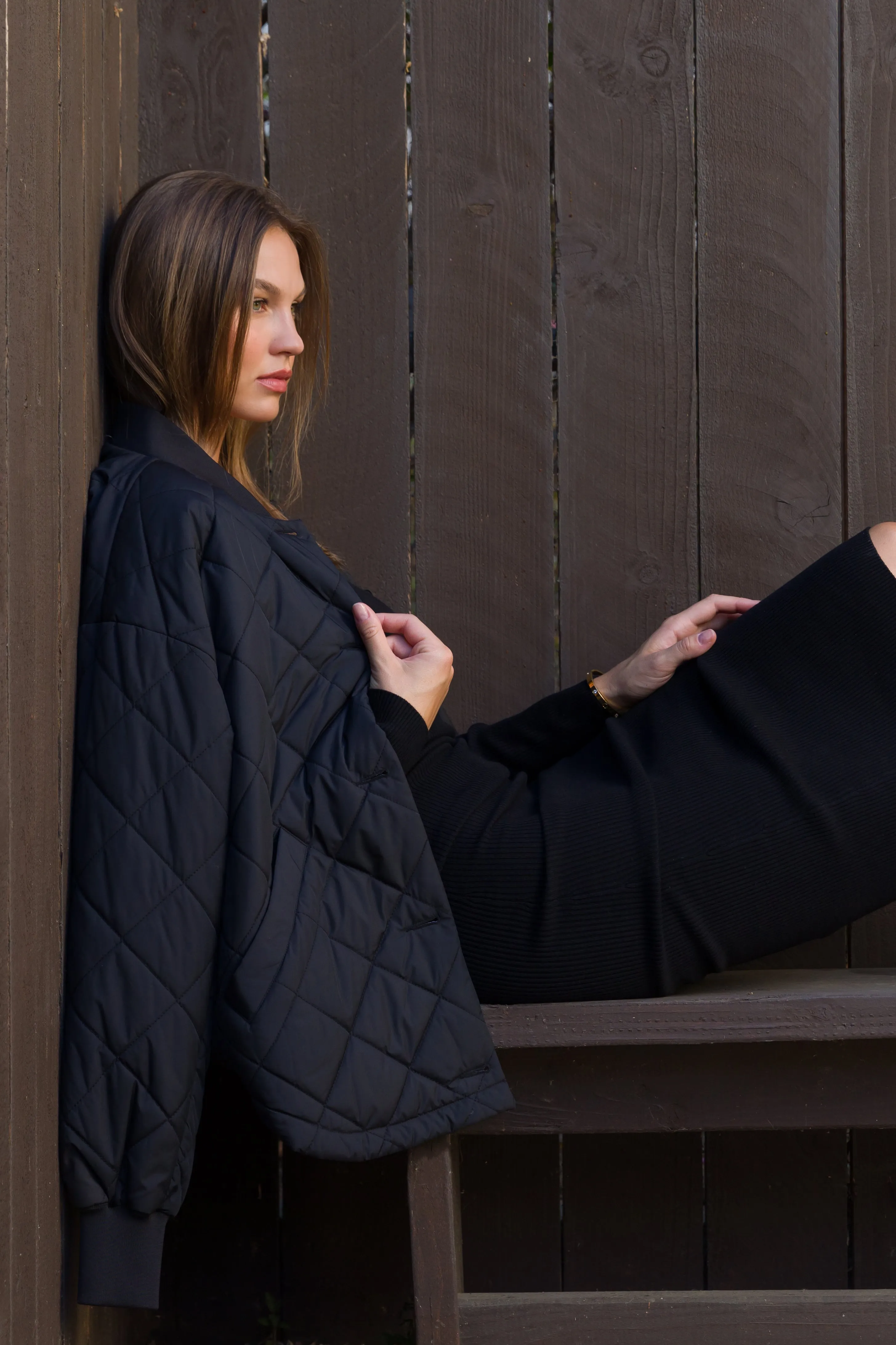 Bella Black Puffer Jacket