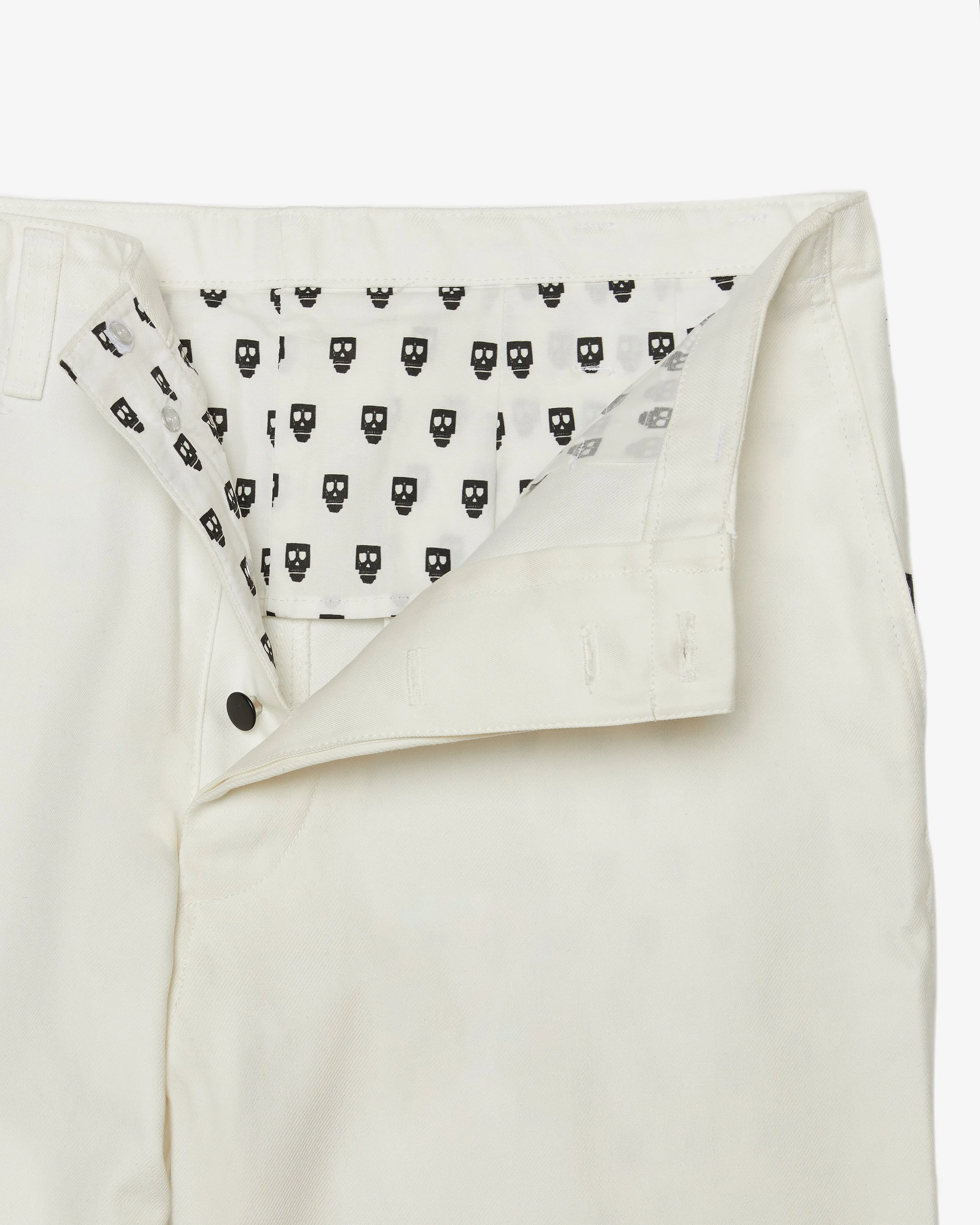 BICKIES TWILL PANTS (WHITE)