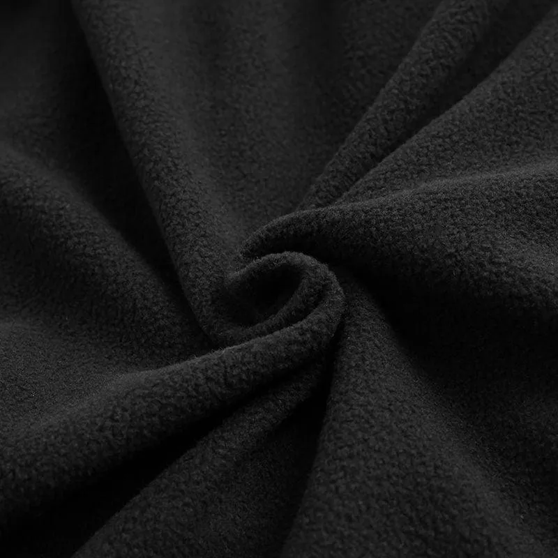 Black Hooded Poncho