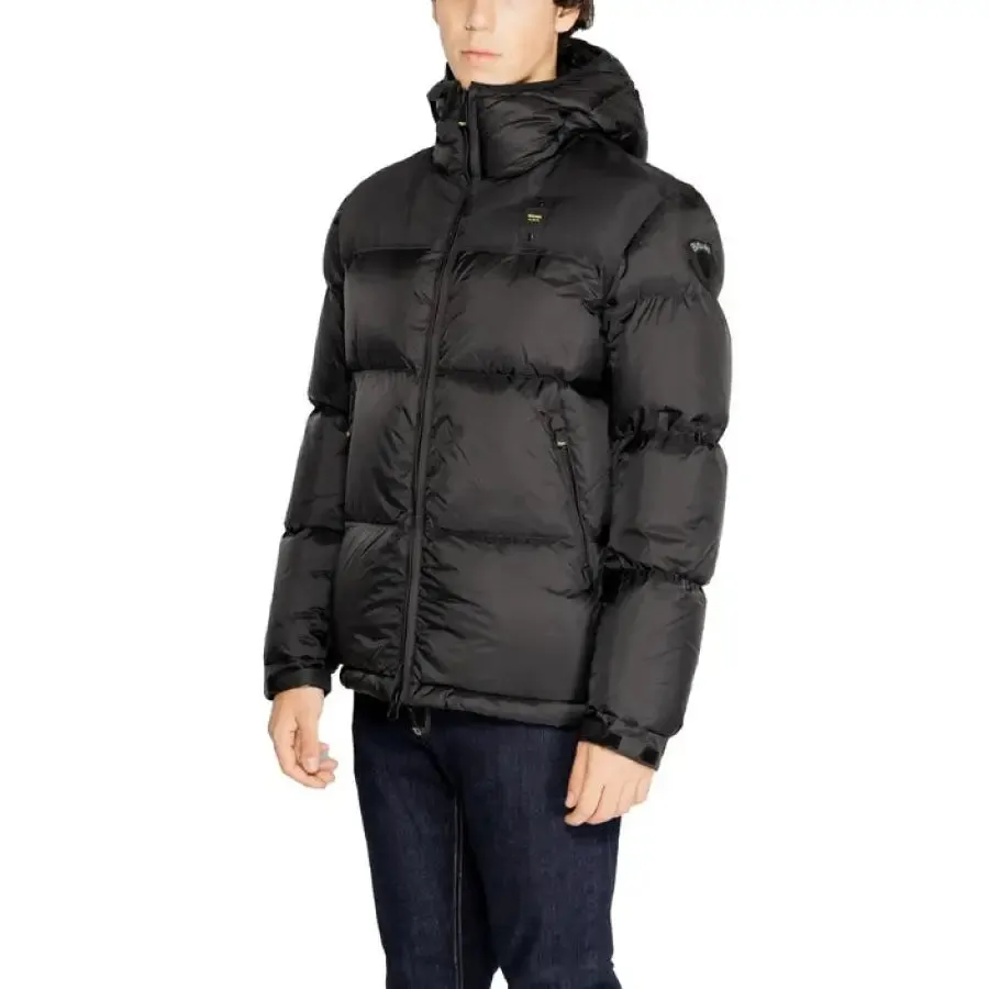 Black Hooded Puffer Jacket