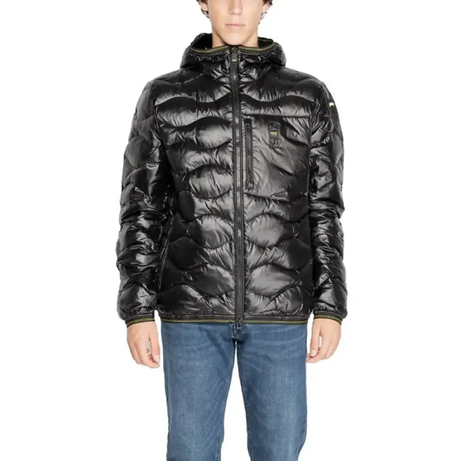 Black Hooded Puffer Jacket