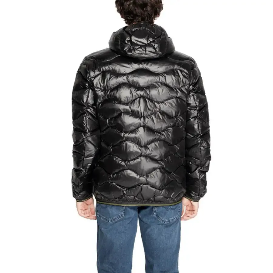 Black Hooded Puffer Jacket