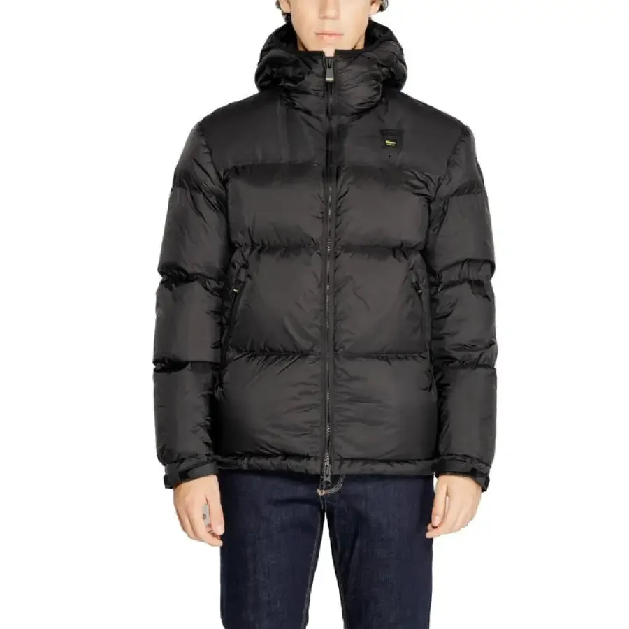 Black Hooded Puffer Jacket