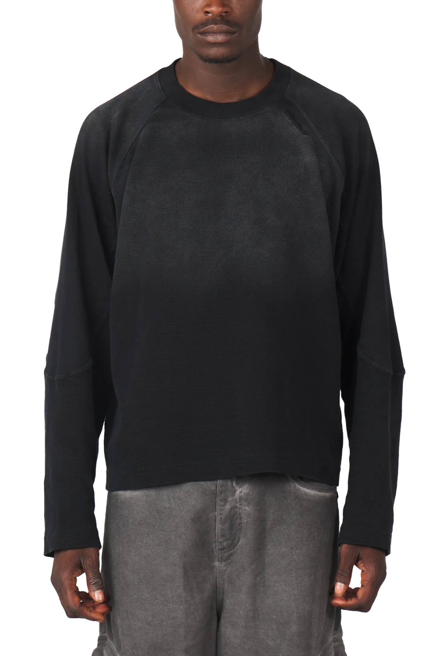 Black Waffle Longsleeve