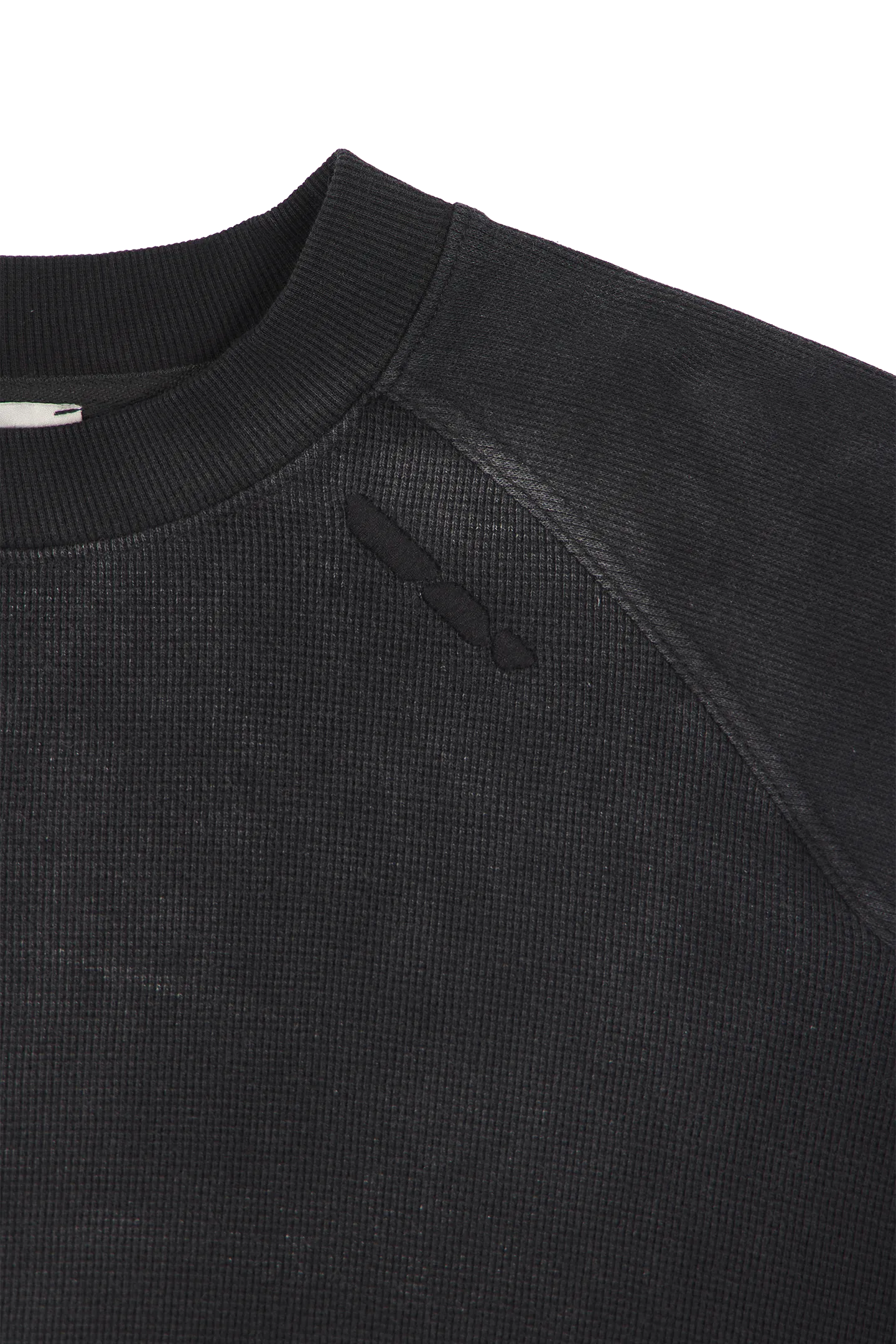 Black Waffle Longsleeve