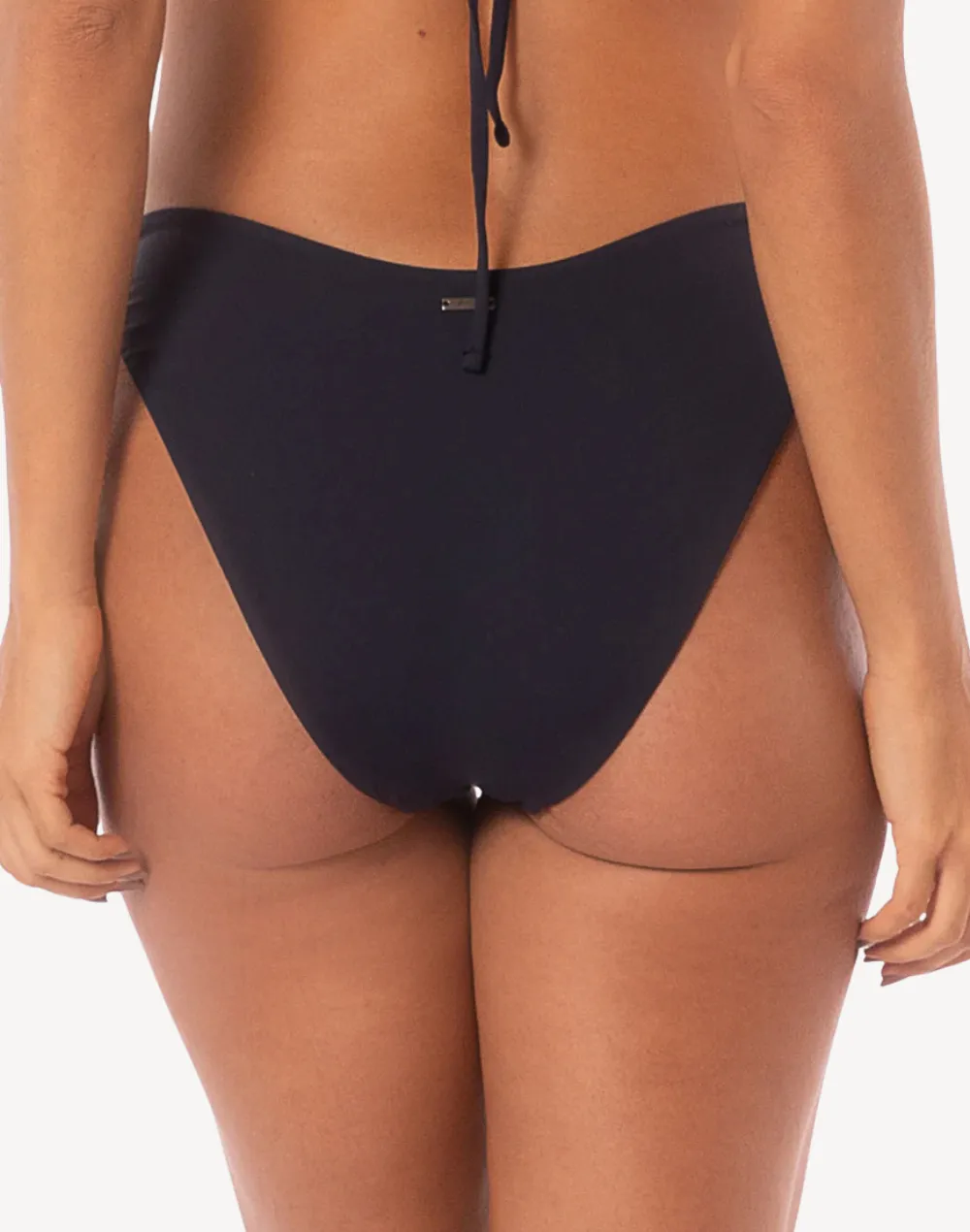 Blue Deep Flirt High Leg Reversible Bikini Bottom