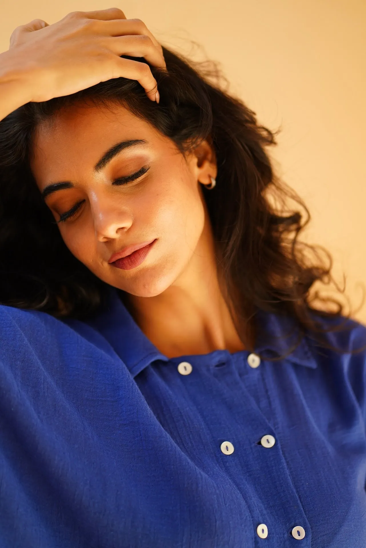 Blue Kimono Shirt