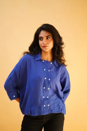 Blue Kimono Shirt