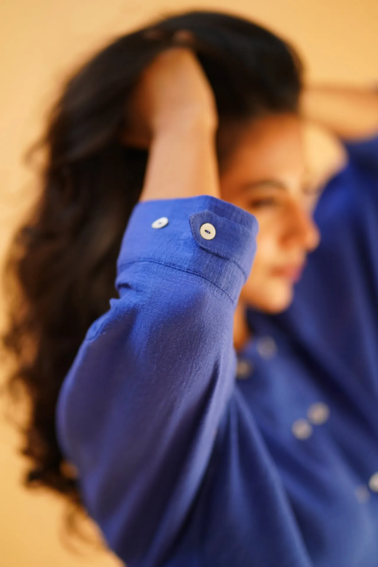 Blue Kimono Shirt