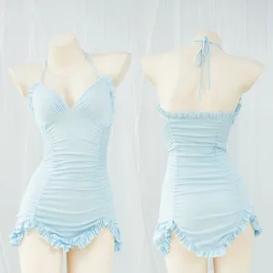 Blue Lace Nightdress UB98554