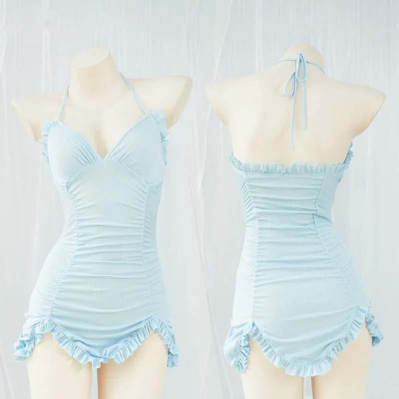 Blue Lace Nightdress UB98554