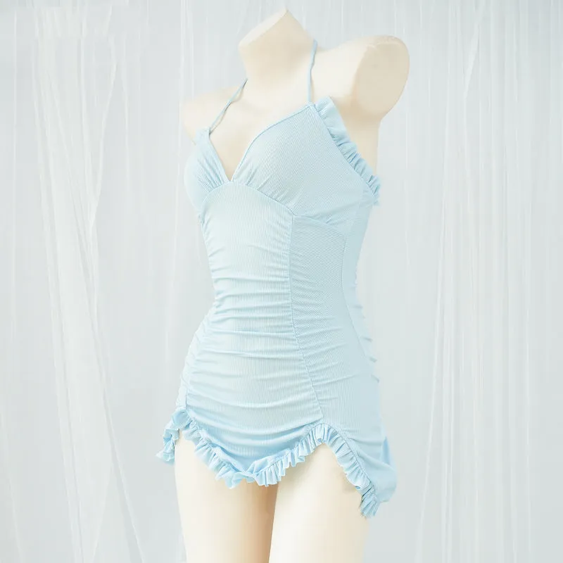 Blue Lace Nightdress UB98554