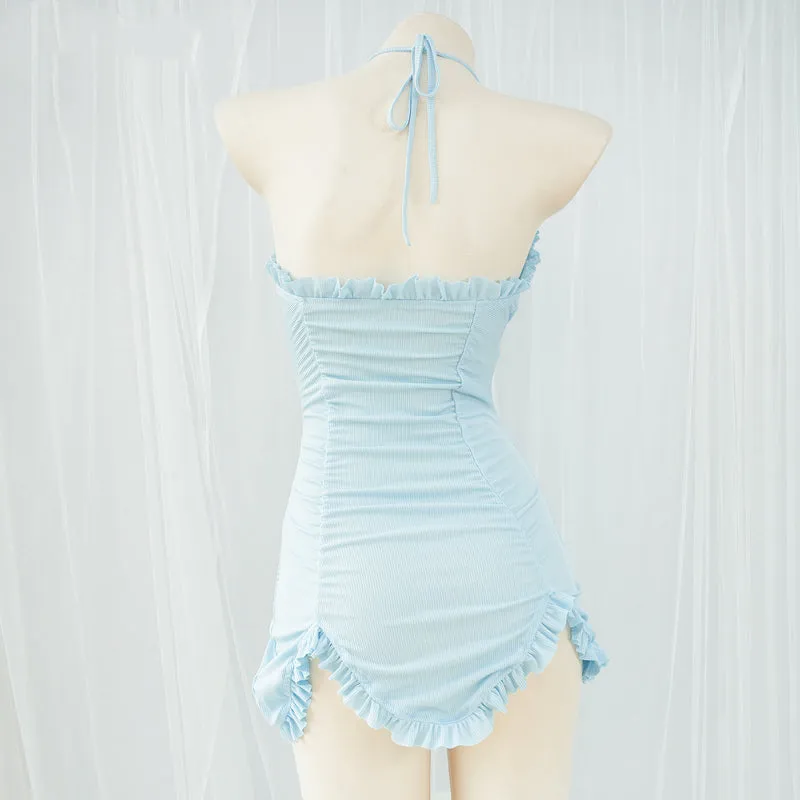 Blue Lace Nightdress UB98554