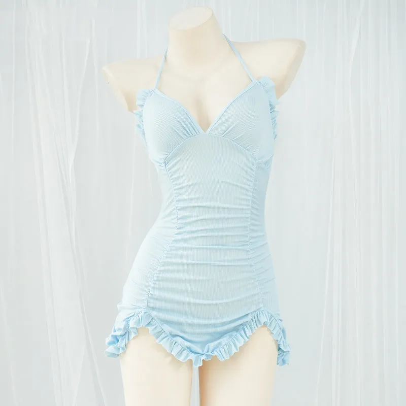 Blue Lace Nightdress UB98554