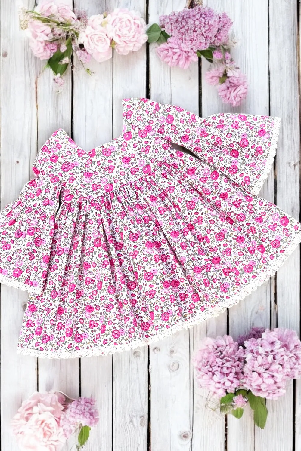 Boho Dress 
Fleur de Joie in Pink