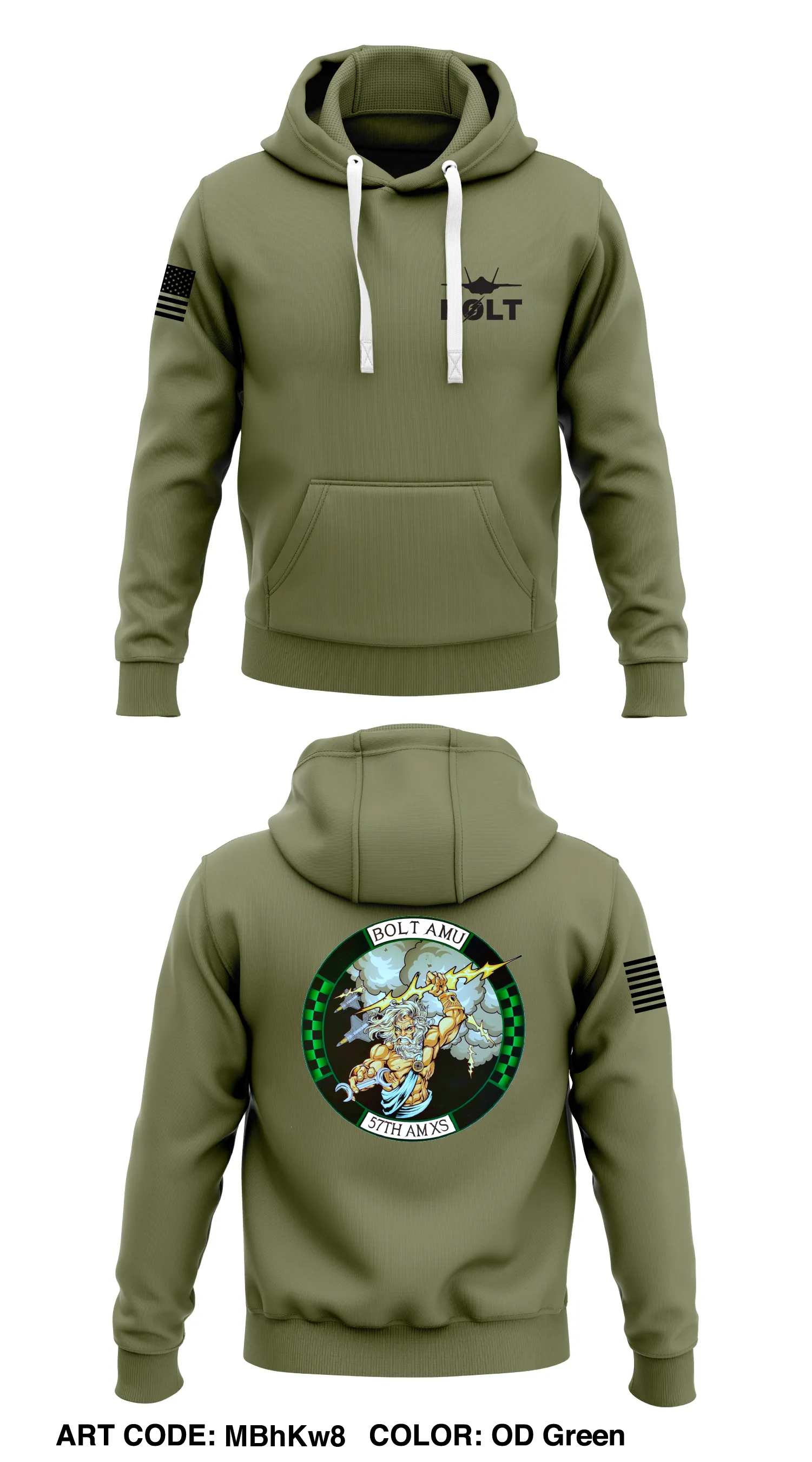 BOLT AMU Store 1  Core Men's Hooded Performance Sweatshirt - MBhKw8