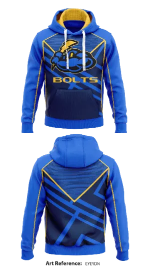 Bolts Core Men's Hooded Performance Sweatshirt - EYeYDn