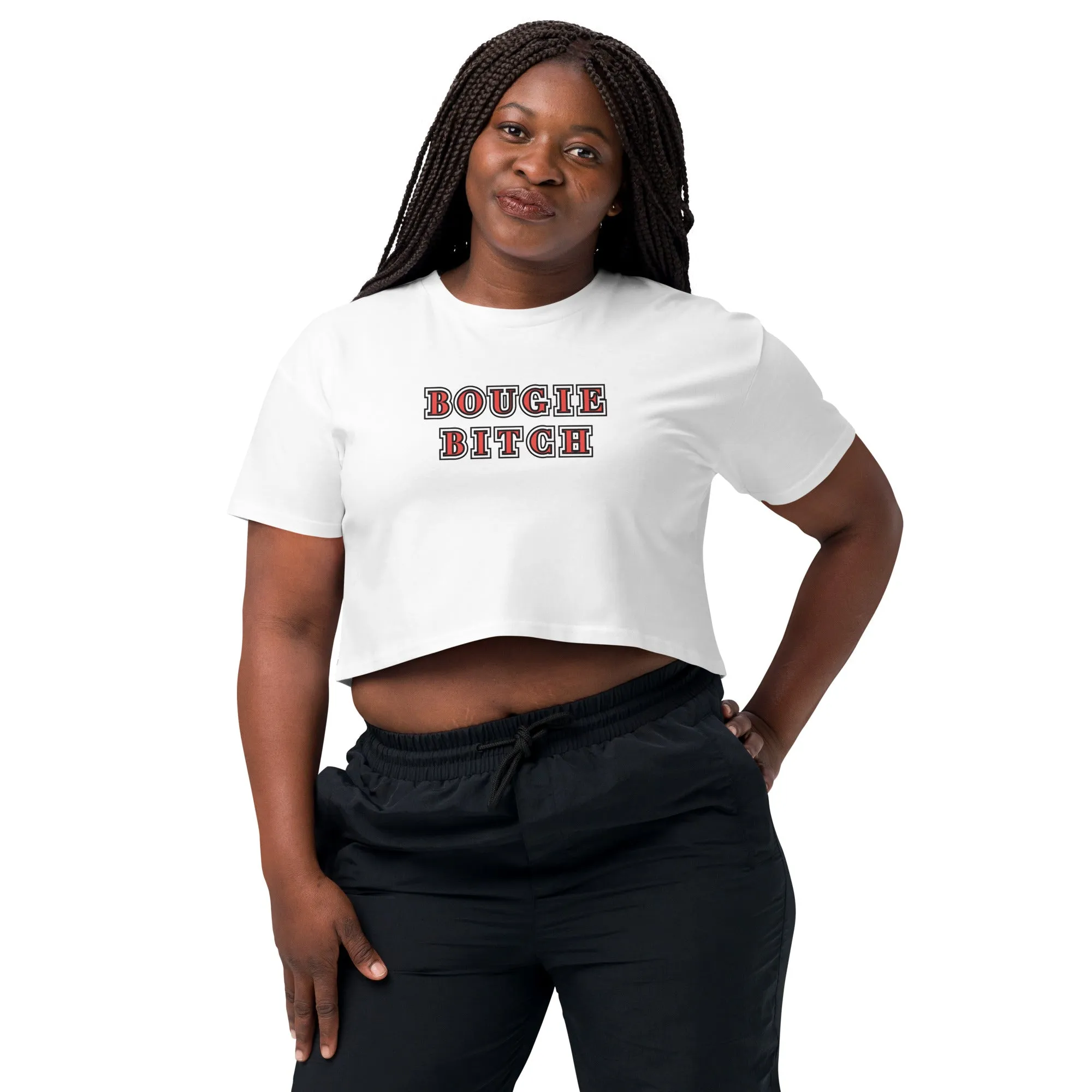 Bougie Bitch - Boxy Cropped Tee