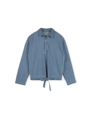 Boxy Denim Blouse
