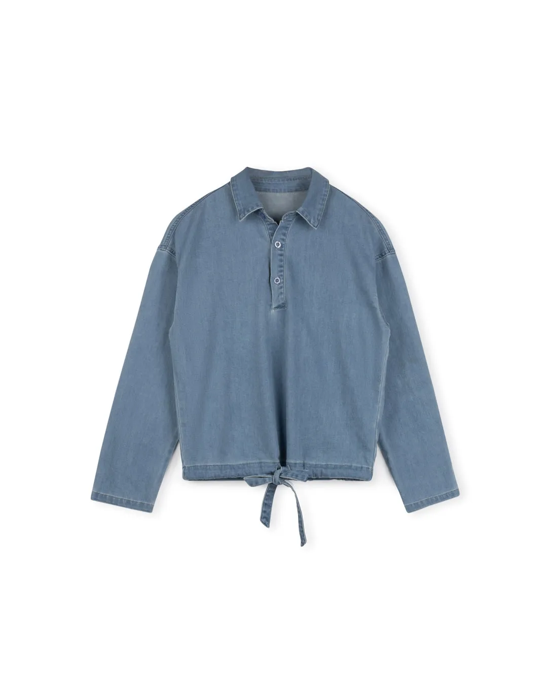 Boxy Denim Blouse
