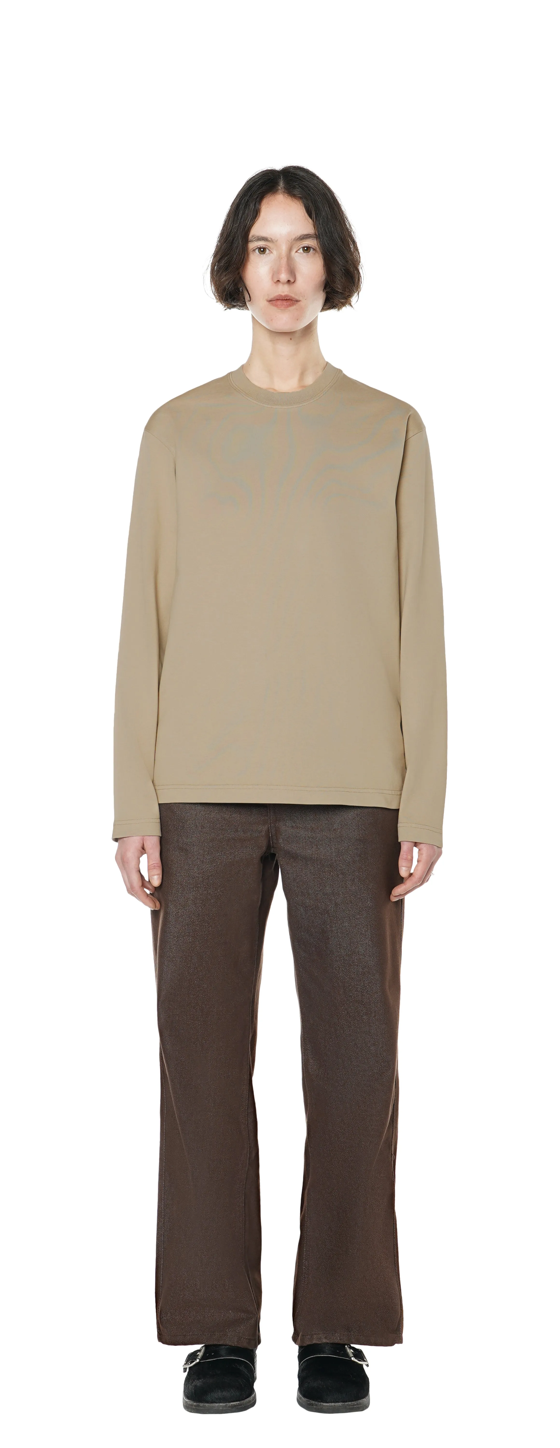 Boxy Longsleeve, Burnt Sand