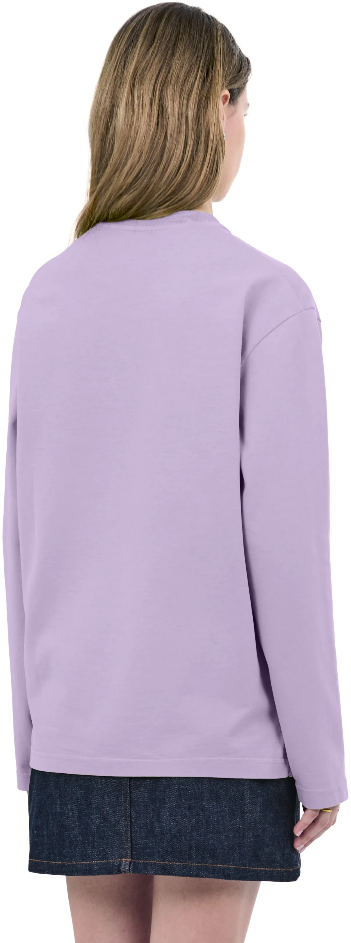 Boxy Longsleeve, Violet Iris