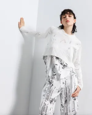 Boxy Pullover - White