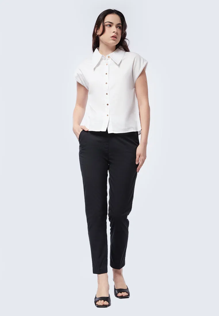 Boxy Short Sleeve Blouse