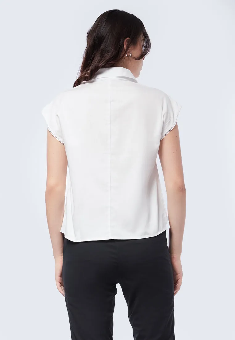 Boxy Short Sleeve Blouse