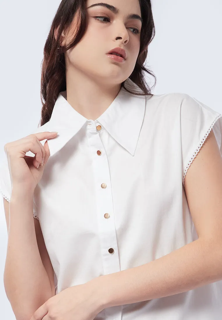 Boxy Short Sleeve Blouse