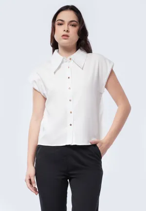 Boxy Short Sleeve Blouse