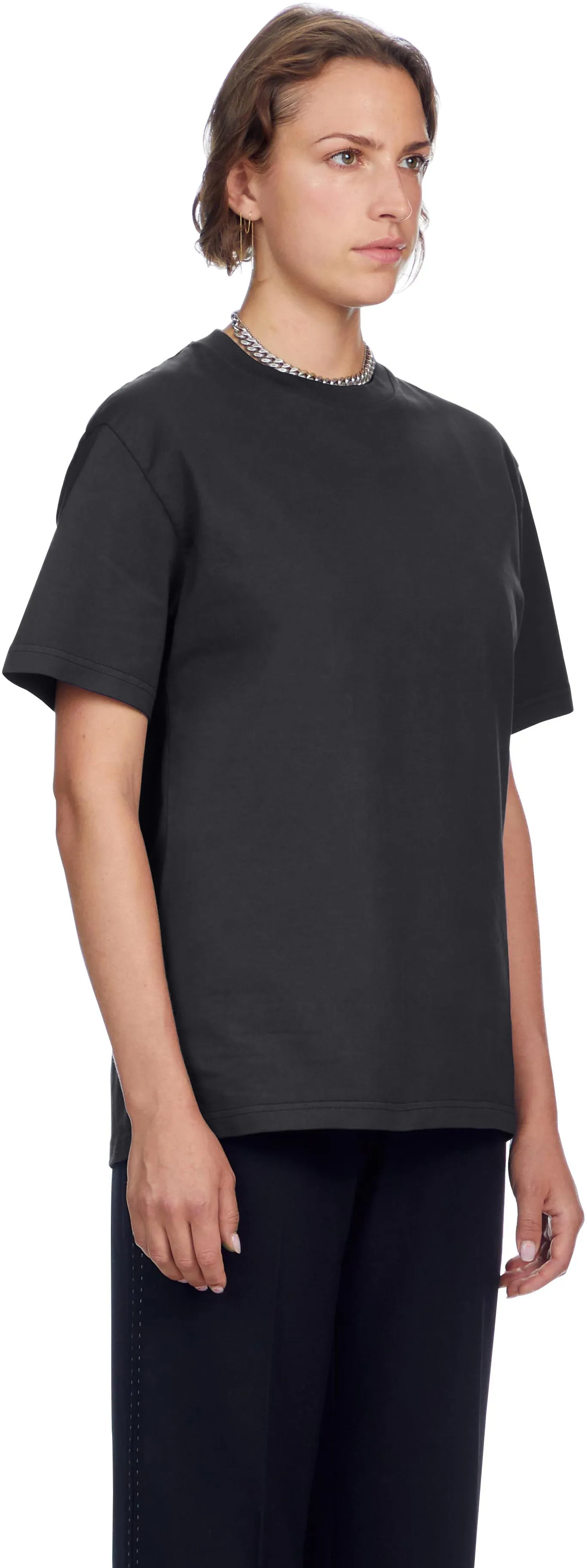 Boxy T-Shirt, True Black