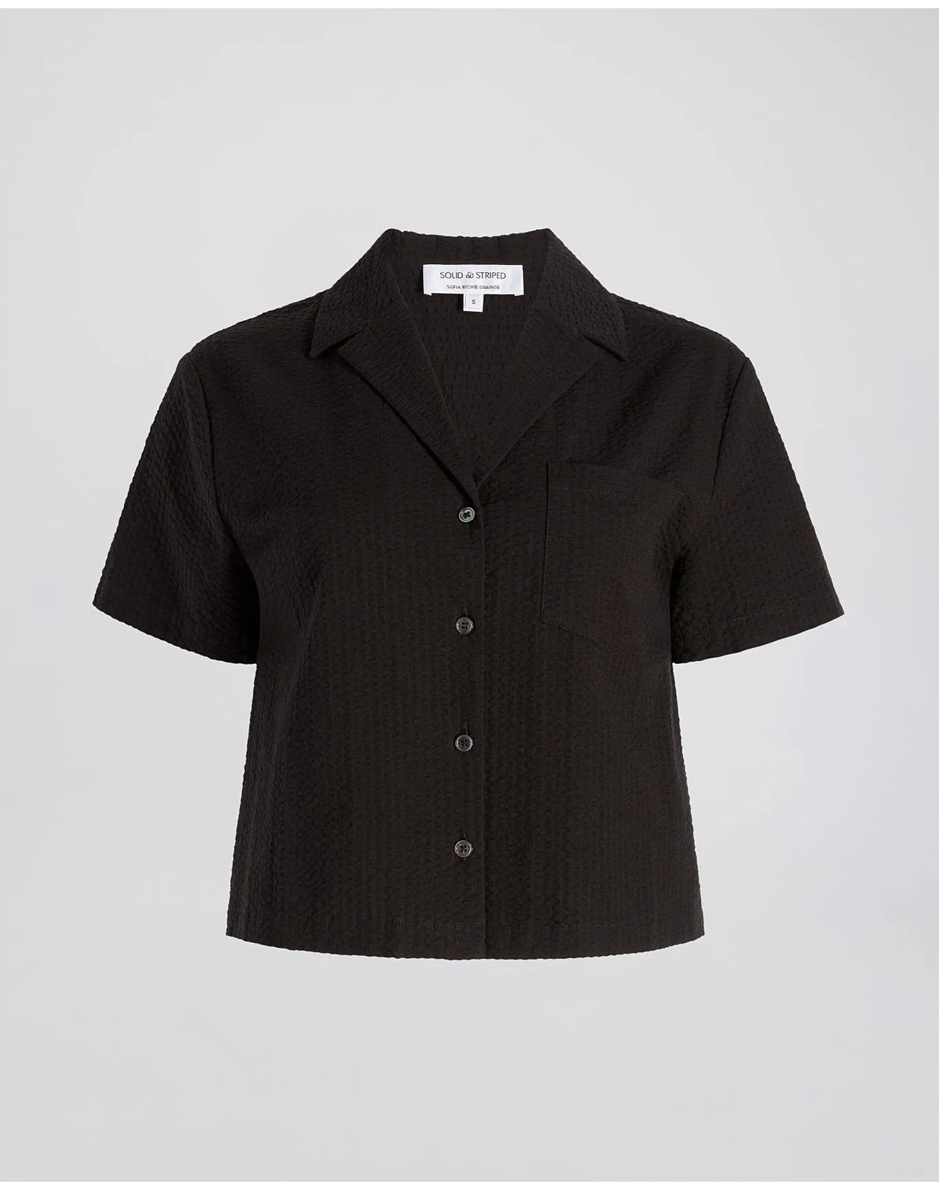 Brandy Seersucker Shirt | Noir