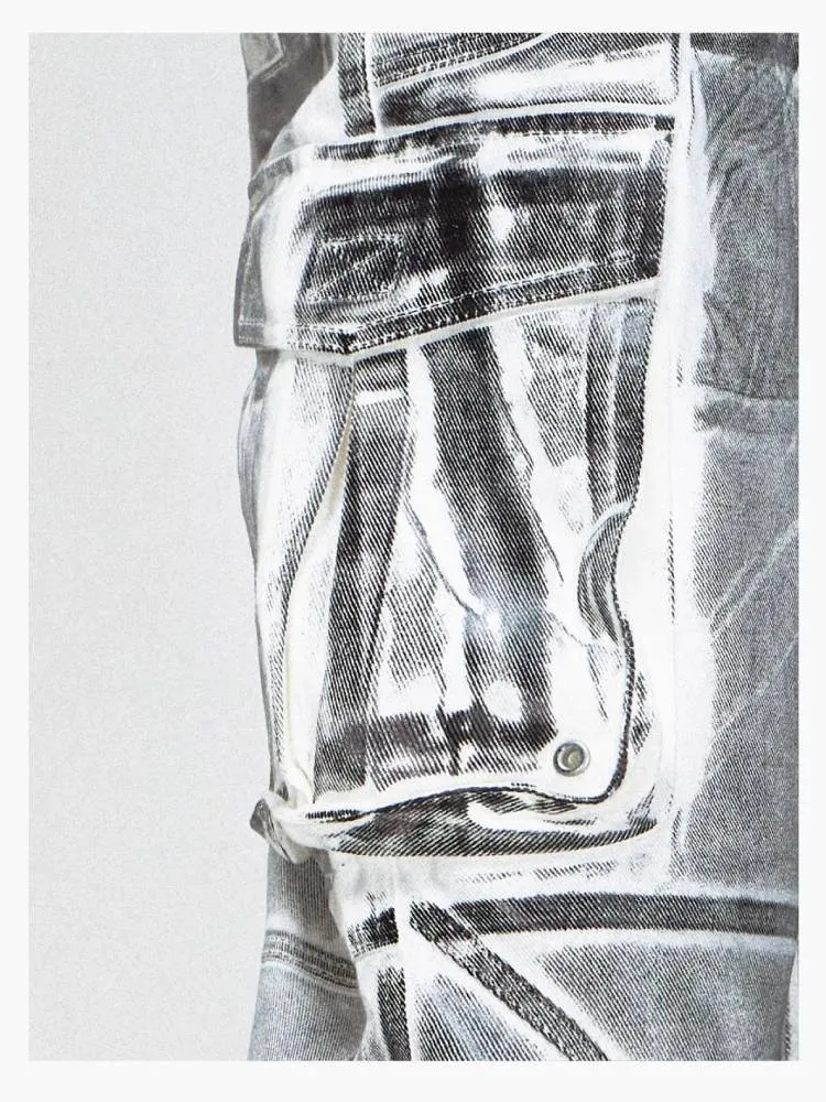 brush color wide leg jeans