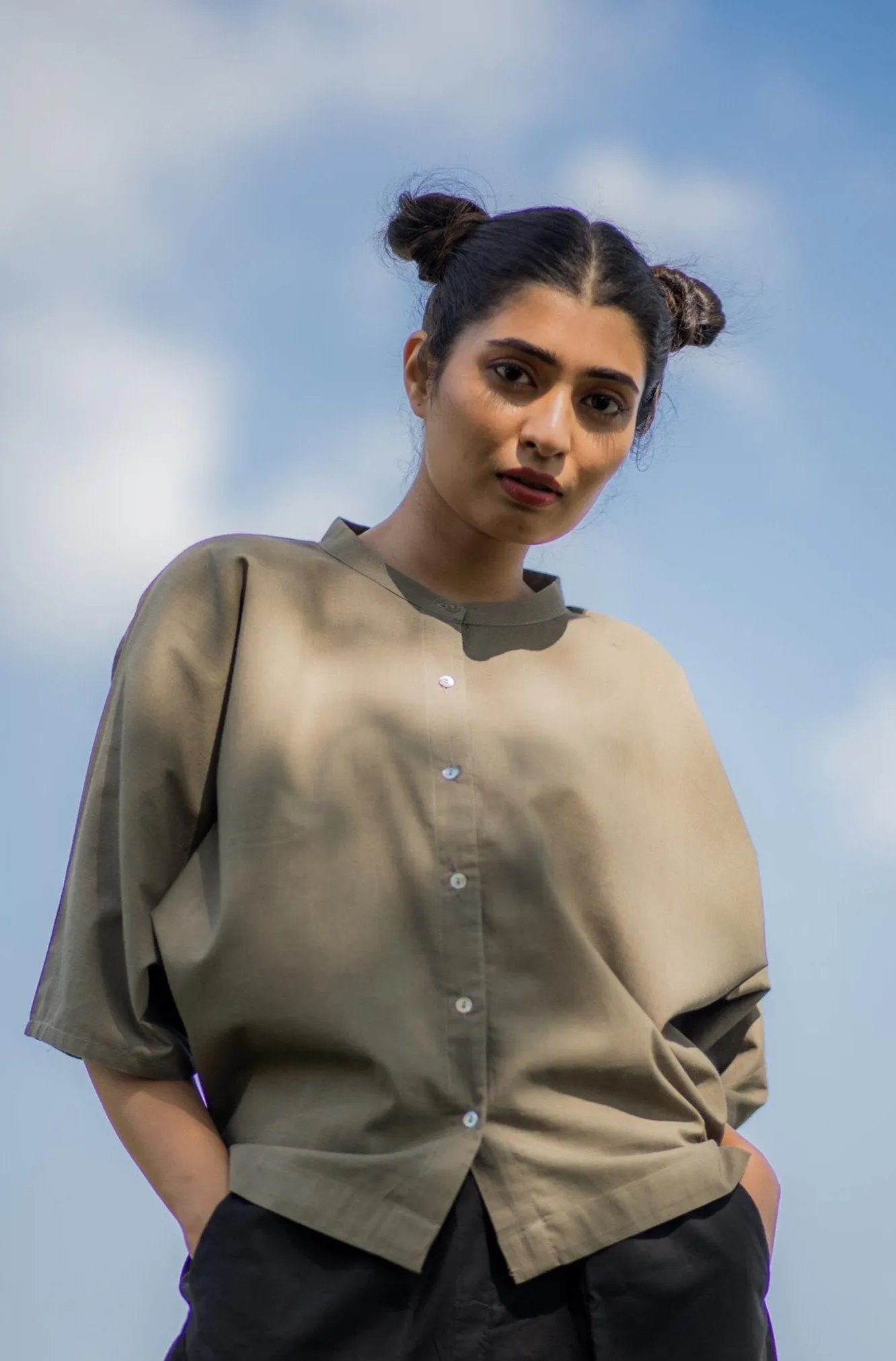 Burnt Ash Boxy Shirt