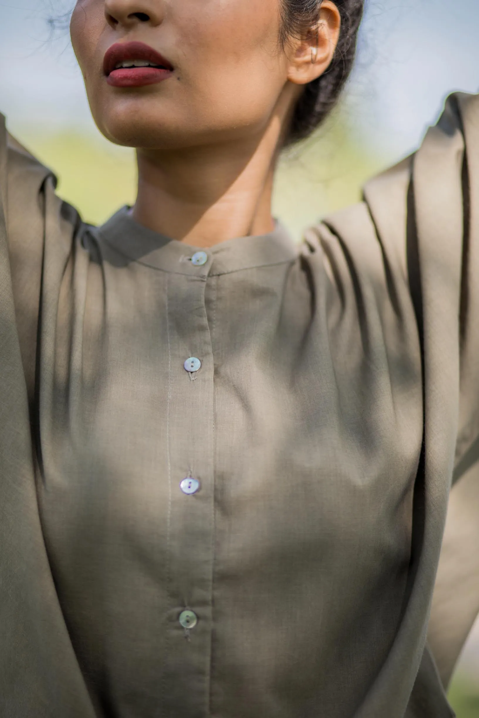 Burnt Ash Boxy Shirt