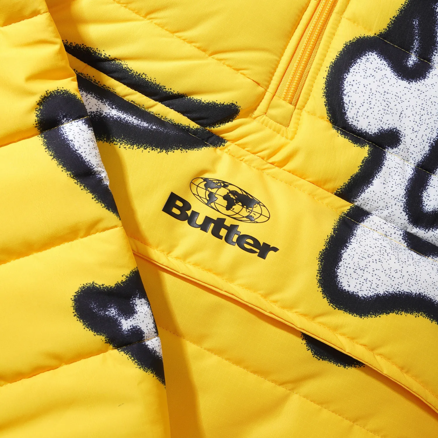 Butter Goods Critter Puffer Anorak Jacket | Yellow